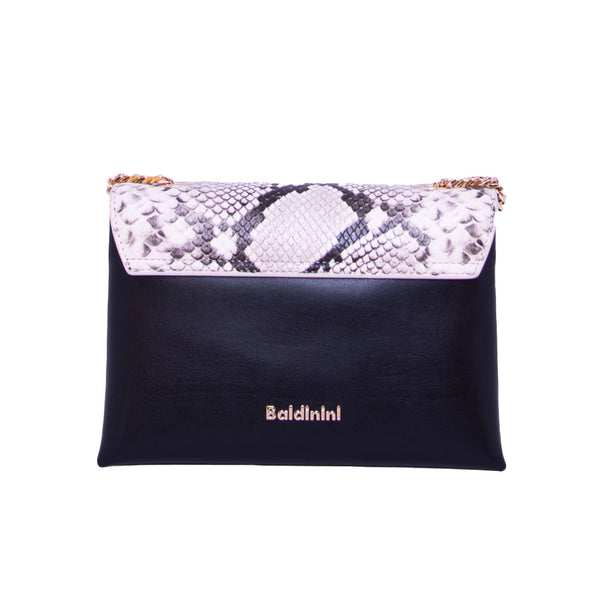 Baldinini Animal Print Black Bag Bluesalon