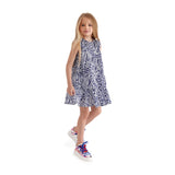 Emilio Pucci Kids Girl's White & Blue Dress