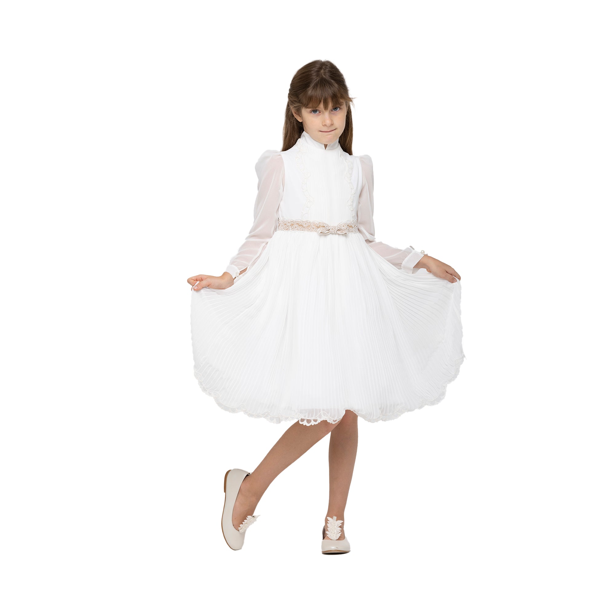 Piccola Speranza Kids Girl s Off White Dress Bluesalon