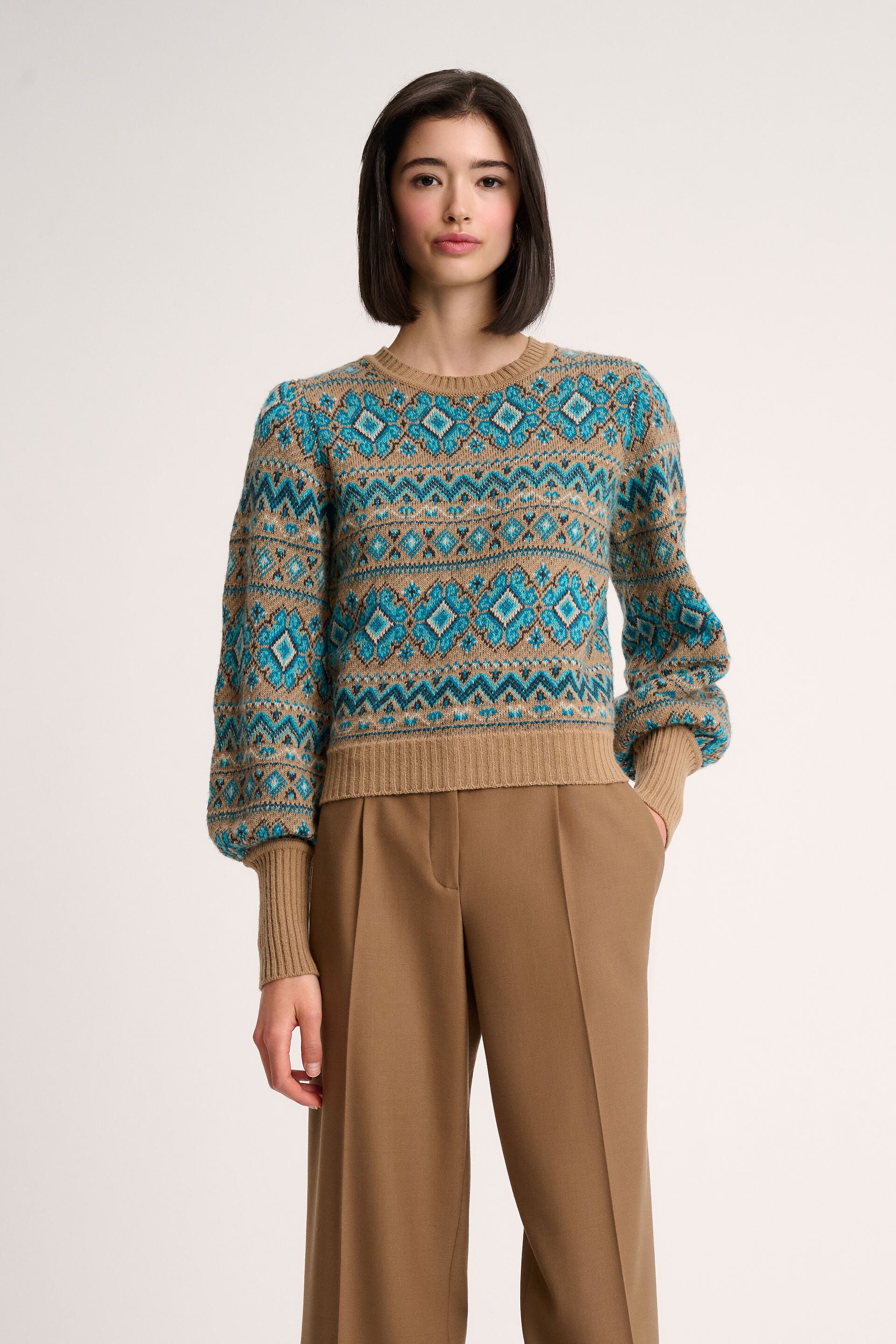 Luisa Spagnoli Correttore Jacquard pullover Bluesalon