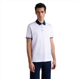 Paul & Shark Men's Cotton Pique Polo T-shirt with Tricolor Details