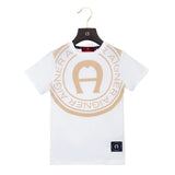 Aigner Kids Boy's White T-Shirt