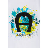 Aigner Kids Baby Boy's White Long Sleeve T-Shirt