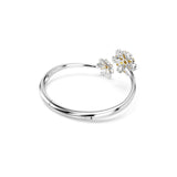 Swarovski Idyllia Bangle Flower, Yellow, Rhodium plated,