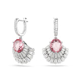 Swarovski Idyllia Drop Earrings Shell, Pink, Rhodium plated