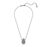 Swarovski Sublima Pendant Round Cut Multicolored Ruthenium Plated