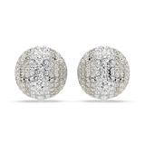 Swarovski Sublima Clip Earrings White Rhodium Plated