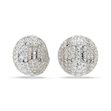 Swarovski Sublima Clip Earrings White Rhodium Plated