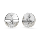 Swarovski Sublima Clip Earrings White Rhodium Plated