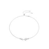 Swarovski Constella Necklace Crystal pearl Round cuts White Rhodium plated
