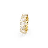 Swarovski Matrix Ring Oval cut White Gold-tone plated