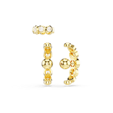 Swarovski Imber Ear Cuff Set (3) Round cut White Gold-tone plated