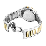 Aigner Fermo Gents White Dial Gold/Silver Stainless Steel Watch