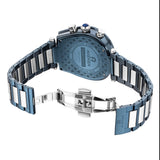 Aigner Trapani Chrono Gents Silver Blue Watch