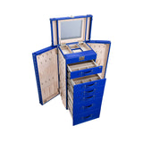 Artisan Jewelry Cabinet Blue Plain