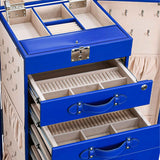 Artisan Jewelry Cabinet Blue Plain
