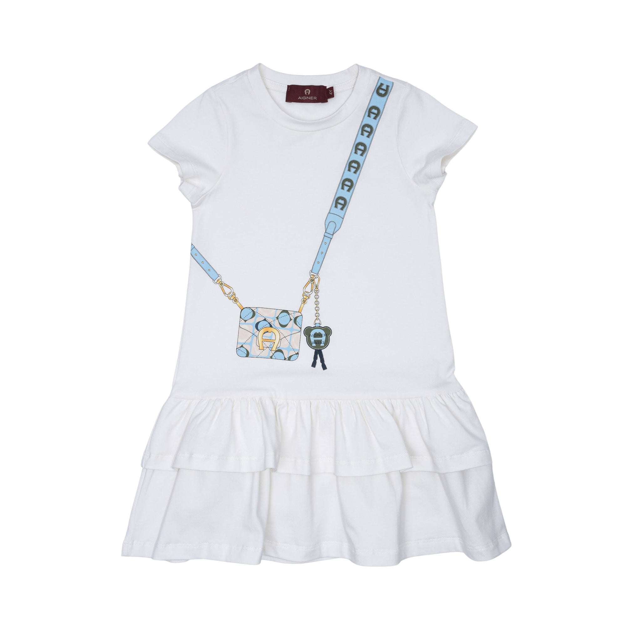 Aigner Kids Girl s White Dress Bluesalon