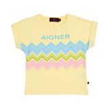 Aigner Kids Girl's Yellow T-Shirt