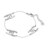 Aigner Nicole Ladies Silver Tone Bracelet