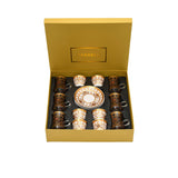 Casa Blu Tea and Qahwa Cup Set (18pc) - Geometric Diamond Design