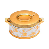 Casa Blu Hot Pot Food Warmer with Elegant Floral Design