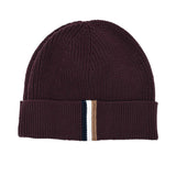 Eden Park Men's Ribbed Beanie with Signature Stripe