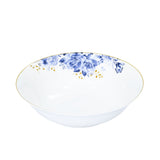 Casa Blu Dinner Set with On Glaze Decal Decoration Coupe Shape Set of 40 pcs