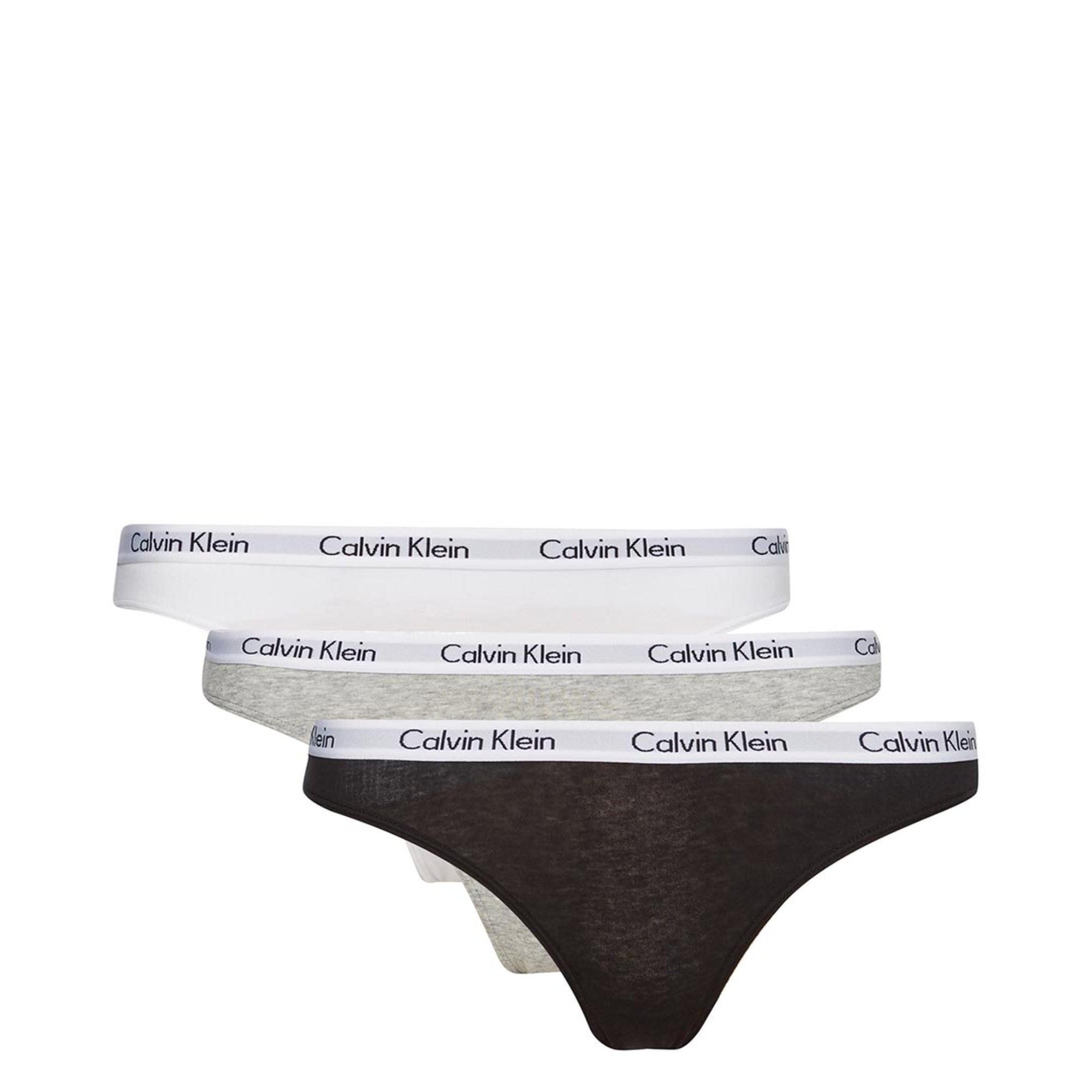 Calvin Klein Women's Multi-color 3 Pack of High Waist Thong