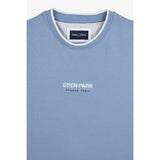 Eden Park Gents Plain Blue Short Sleeve T-Shirt