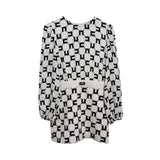 Elisabetta Franchi Kids Girl's Black & Beige Dress