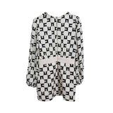 Elisabetta Franchi Kids Girl's Black & Beige Dress