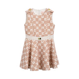 Elisabetta Franchi Kids Girl's Beige Dress