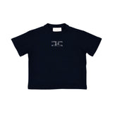 Elisabetta Franchi Kids Girl's Black T-Shirt