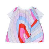 Emilio Pucci Kids Girl's White & Fuchsia Set of T-Shirt & Trouser