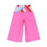 Emilio Pucci Kids Girl's White & Fuchsia Set of T-Shirt & Trouser