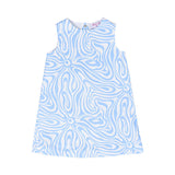 Emilio Pucci Kids  Girl's White & Blue Dress