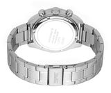 Esprit Gents Silver-Tone Chronograph Watch with Green Accents