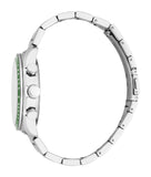 Esprit Gents Silver-Tone Chronograph Watch with Green Accents