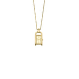 Fossil Harwell Ladies Three-Hand Gold-Tone Stainless Steel Watch Necklace