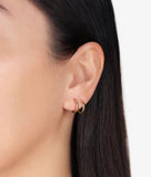 Shashi Erin Hoop Earring, Vermeil on Sterling Silver