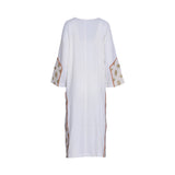 Fahm Women's White Dress, Free Size