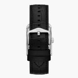 Fossil Carraway Gents Three-Hand Black Croco Leather Watch