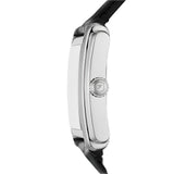 Fossil Carraway Gents Three-Hand Black Croco Leather Watch