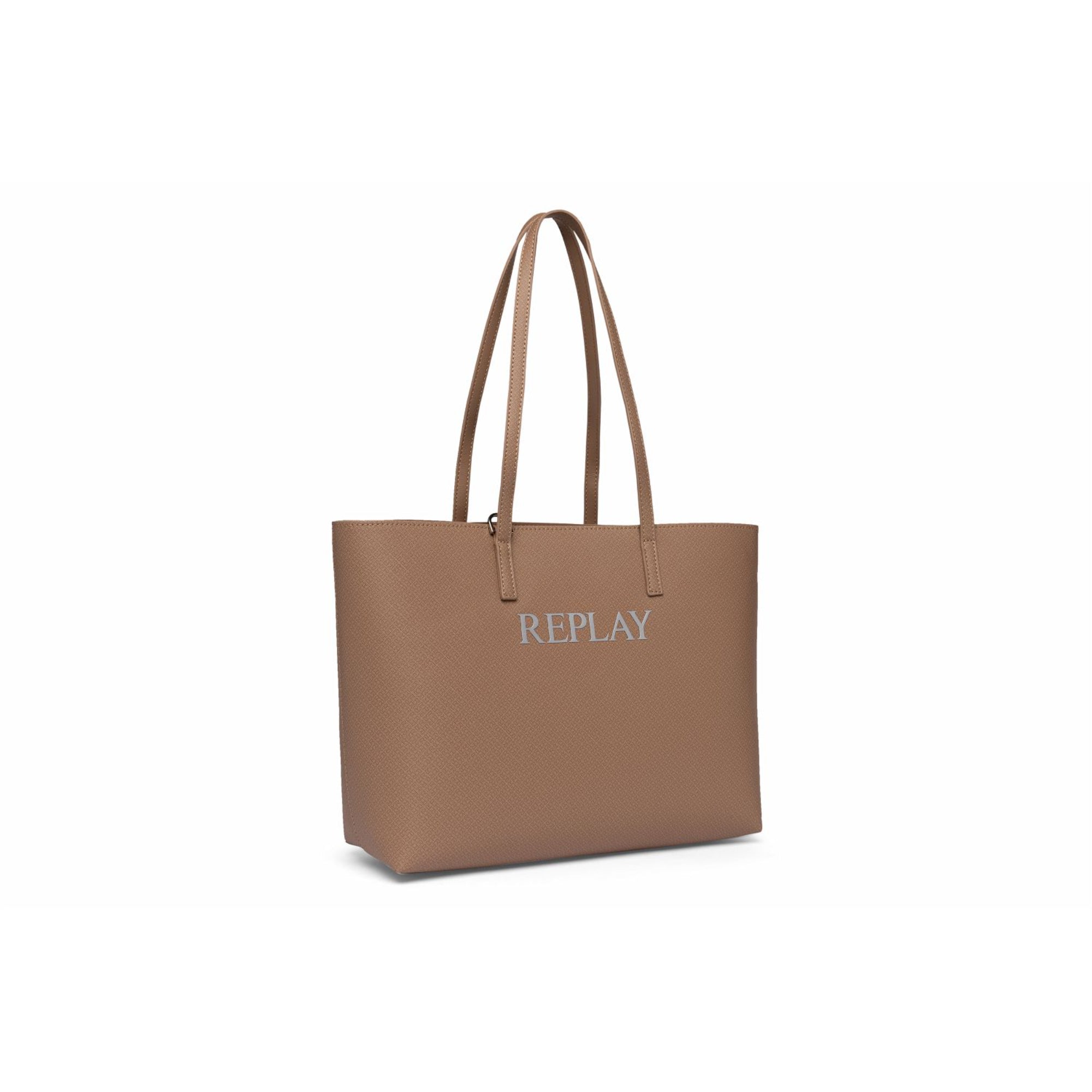 Replay Women's Dirty Pale Beige Leather Tote Bag – Bluesalon.com