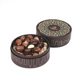 Godiva Round Box with Doha Skyline