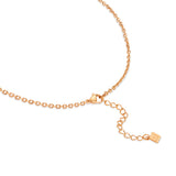 Guy Laroche Gisele Ladies Small Rose-Gold Necklace With Mother Of Pearl & Crystals