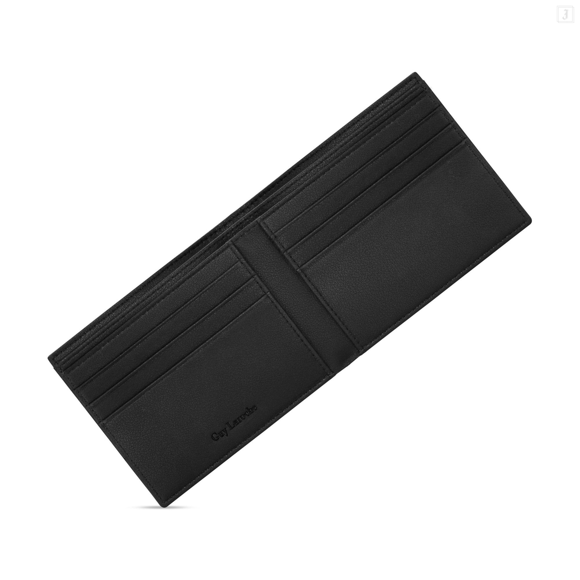 Guy Laroche Gabriel Black Vegan Leather Wallet Bluesalon