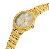 Guy Laroche Sacha Ladies White Dial Gold Plated Watch