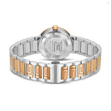 Guy Laroche Ariane Ladies White MOP Dial Rose Gold and Stainless Steel Watch