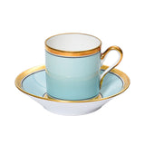 Richard Ginori Indigo Countess Empire Set of 6 Coffee Cup & Saucer